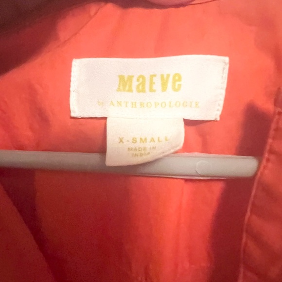 Anthropologie Somerset cotton maxi Dress pockets - Picture 7 of 11